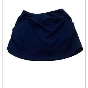 Cynthia Rowley Navy Blue Workout Athletic Skort With Pockets